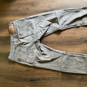 Gray washed Levi Strauss jeans